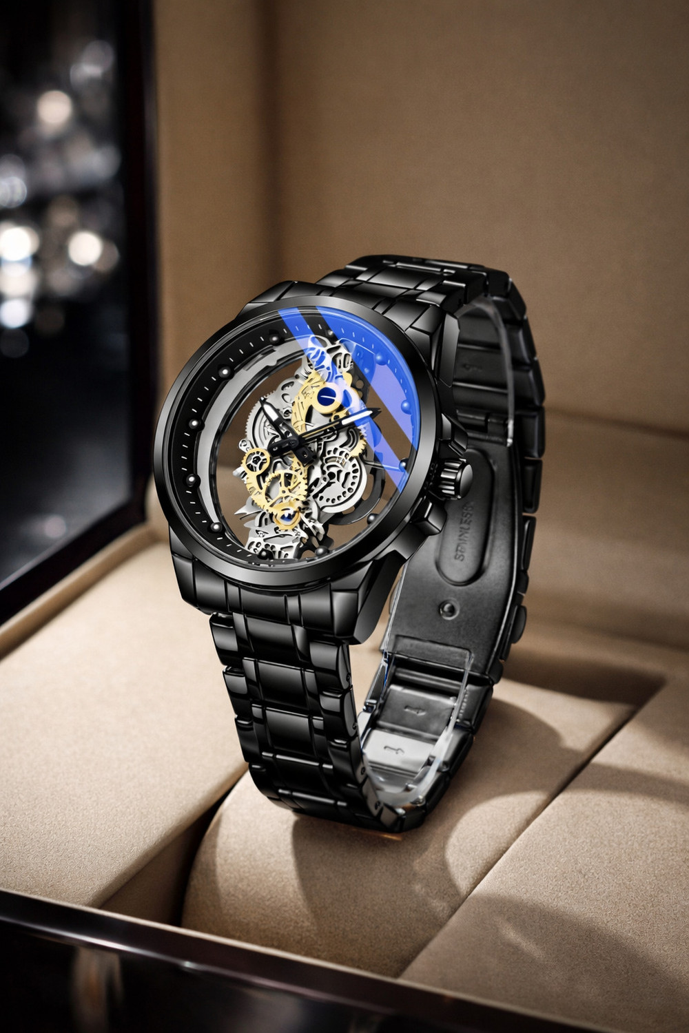 Image of YARA Premium Skeleton Dial Watch For Men v 7411001 Analog Watch - For Men