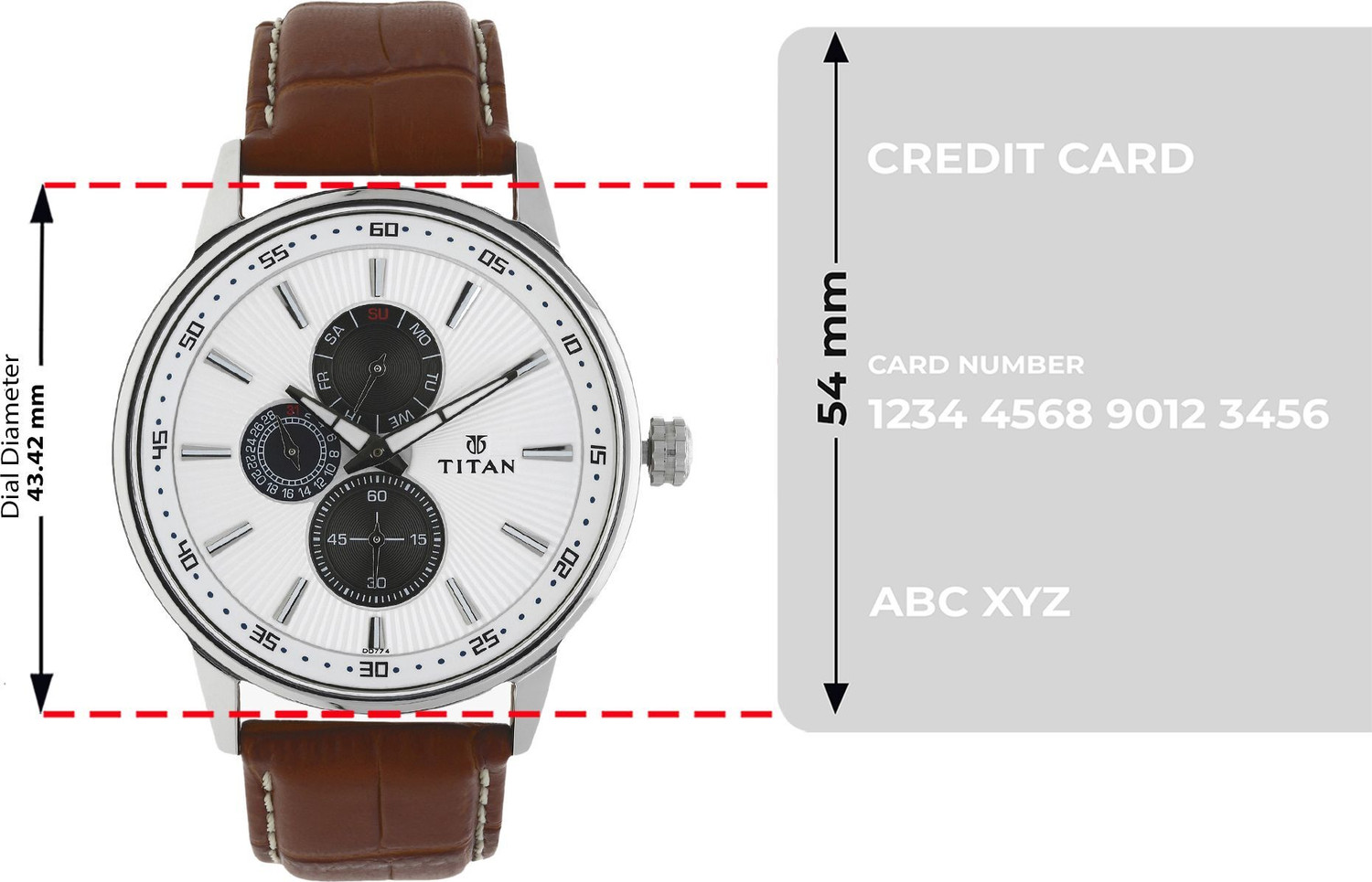 Image of Titan NP9441SL01 Analog Watch - For Men
