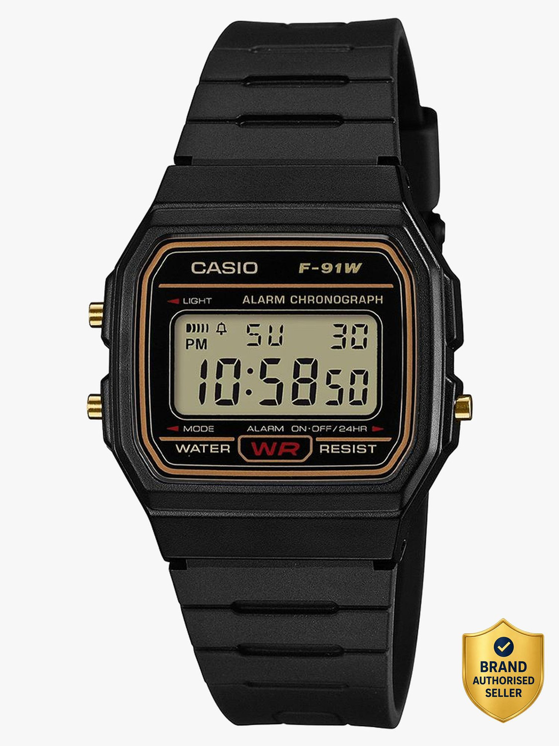 Image of CASIO F-91WG-9QDF CASIO-MENS-RESIN Digital Watch - For Men & Women