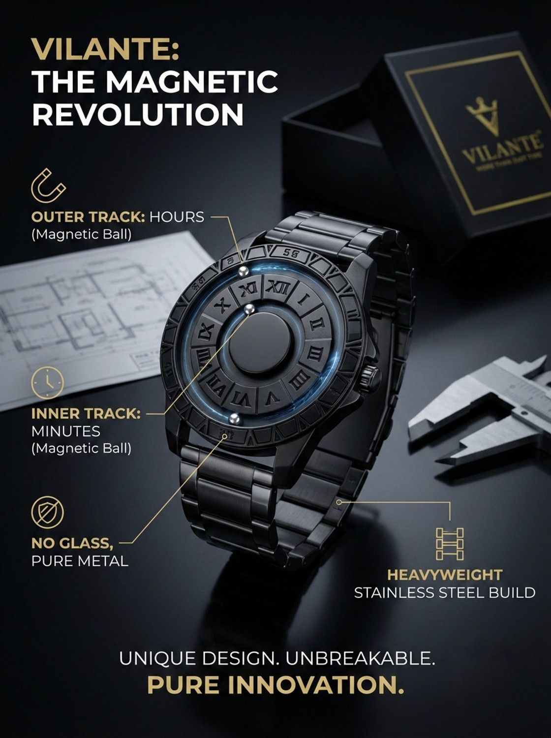 Image of Vilante Watch Design Stylish watch Analog Watch - For Men