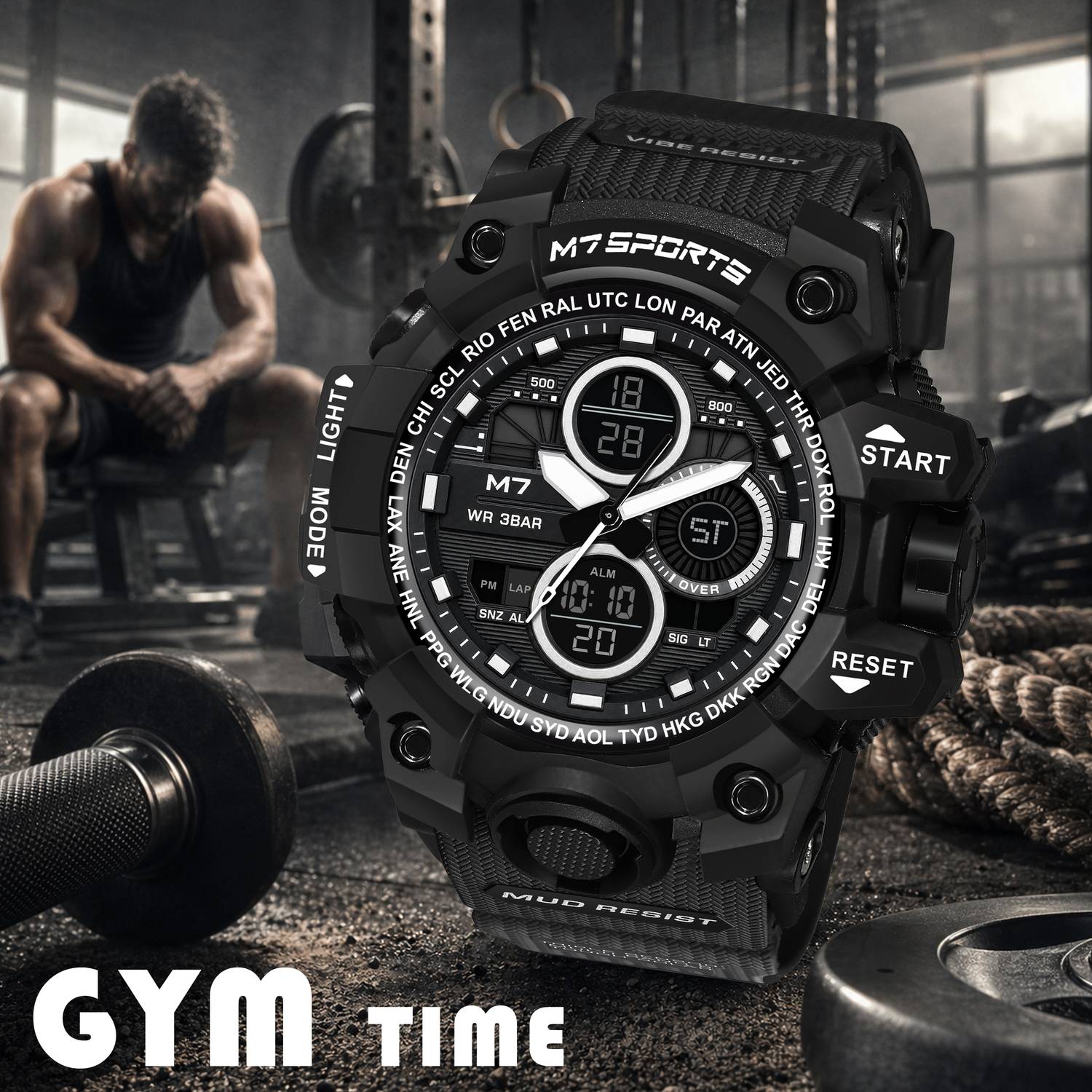 Metronaut M7-8027 Adventure Expedition Analog-Digital Watch - Image 4