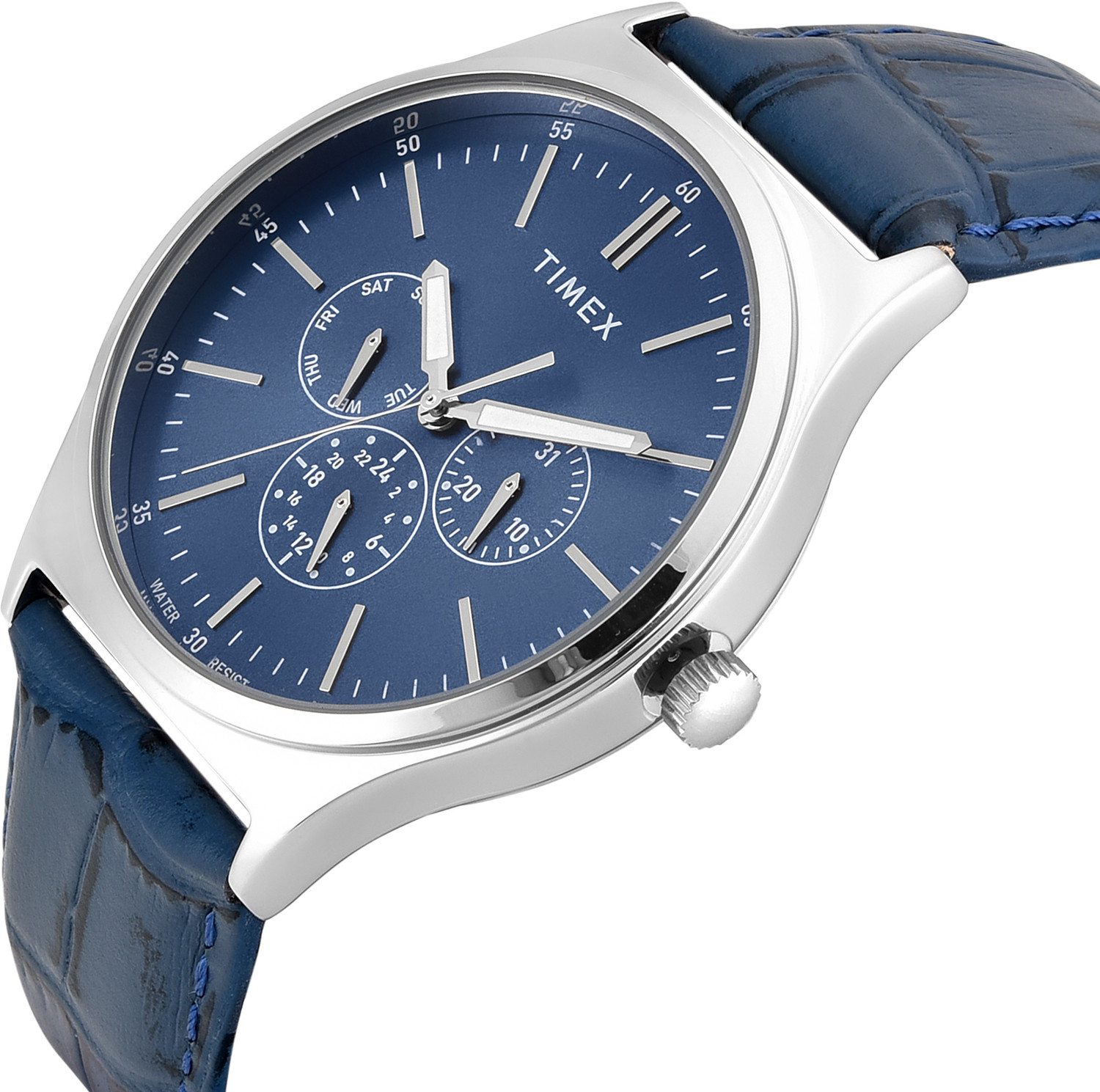 Image of TIMEX Multifunction Blue Dial Analog Watch - For Men