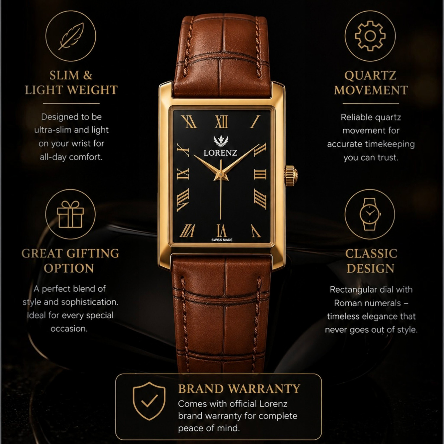 Image of LORENZ Analog Watch - For Men MK-5014S