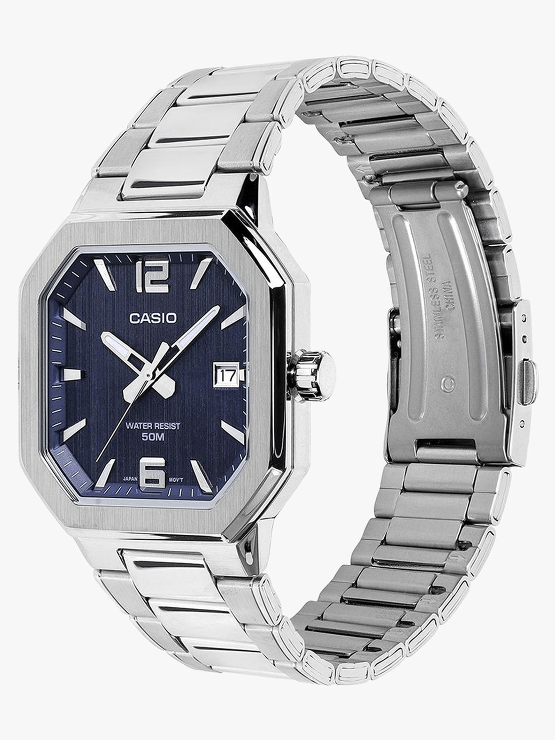 Image of CASIO MTP-B195D-2AVDF CASIO-MENS-METAL Analog Watch - For Men