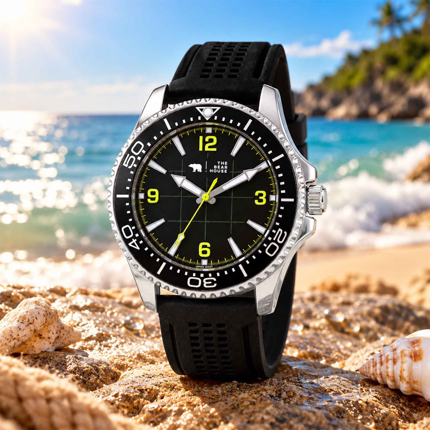 Image of The Bear House Icon Series Analog Watch - For Men O-75810PMGI