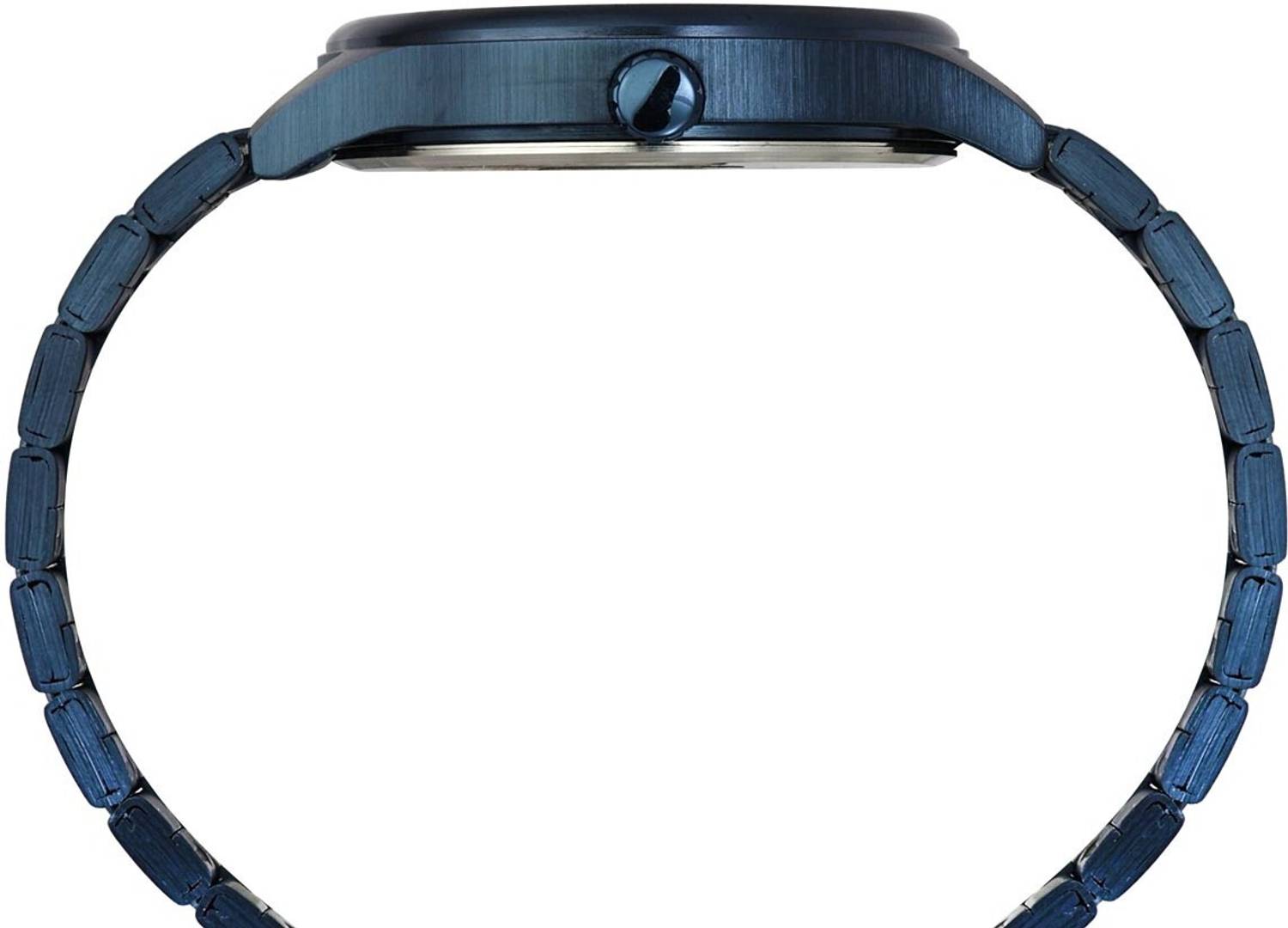 TIMEX TWEG18437 Trendline Round 43mm Blue Dial Analog Watch - For