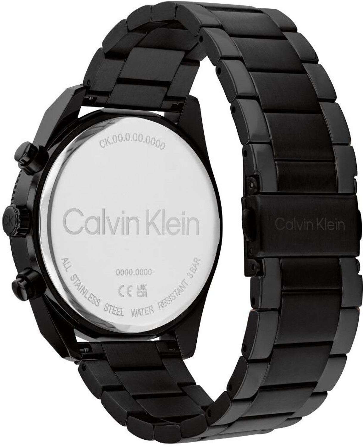 Image of Calvin Klein Impact Calvin Klein Impact Qtz Multifunction Black Round Dial Men's Watch / Analog Watch - For Men
