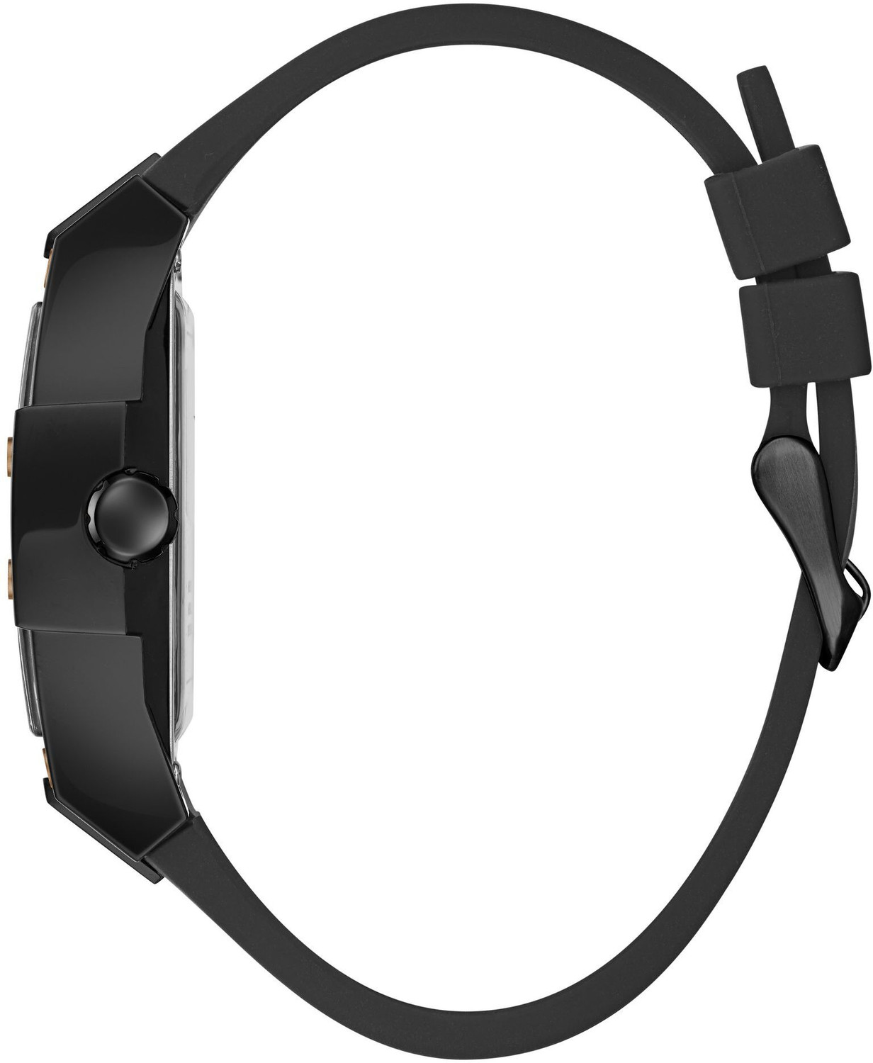 Image of GUESS Multifunction, Black Dial Analog Watch - For Men