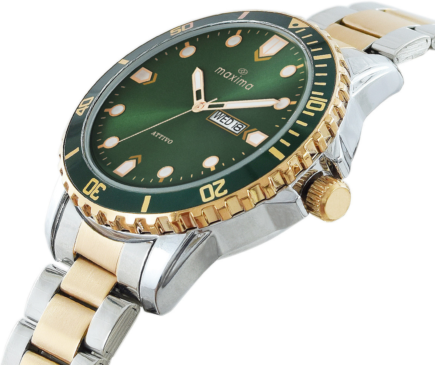 Image of MAXIMA Attivo Collection Attivo Rose Gold Analog Watch - For Men