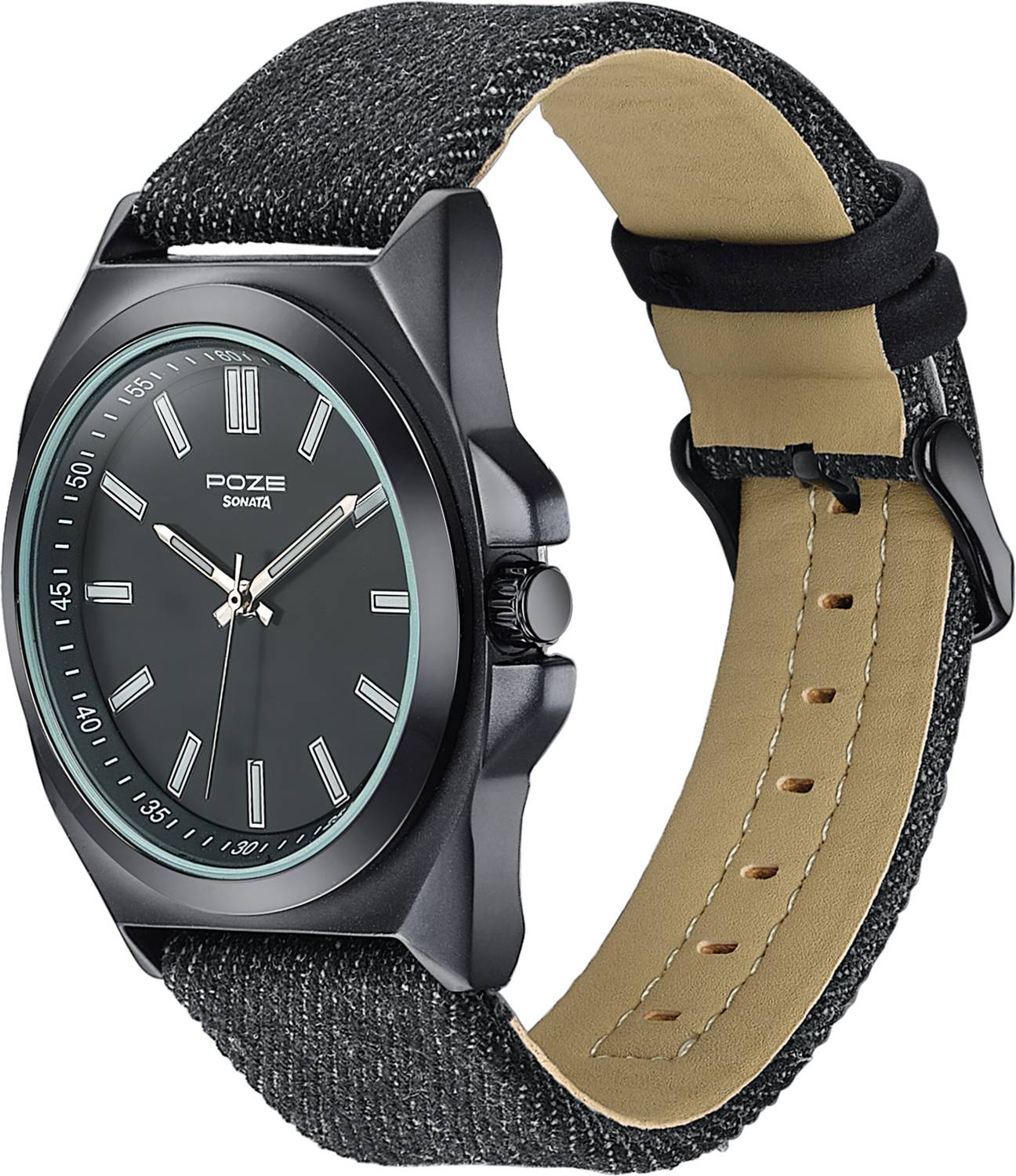 Sonata Poze 6 Strokes Men's Watch - Image 3