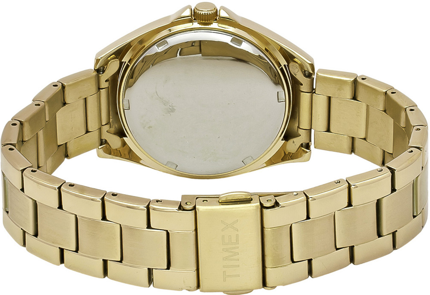 Image of TIMEX TWEL253SMU02 Round 38mm Green Dial Analog Watch - For Women