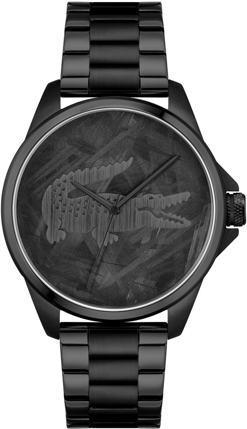 Image of Lacoste Le Croc Qtz Basic Black Round Dial Men's Watch / Analog Watch - For Men 2011396