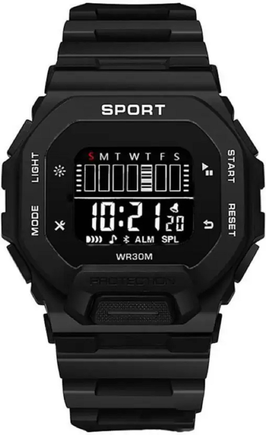 Image of Florida Silicone Strap Hybrid Multi Function Working Premium Quality Digital Watch - For Men