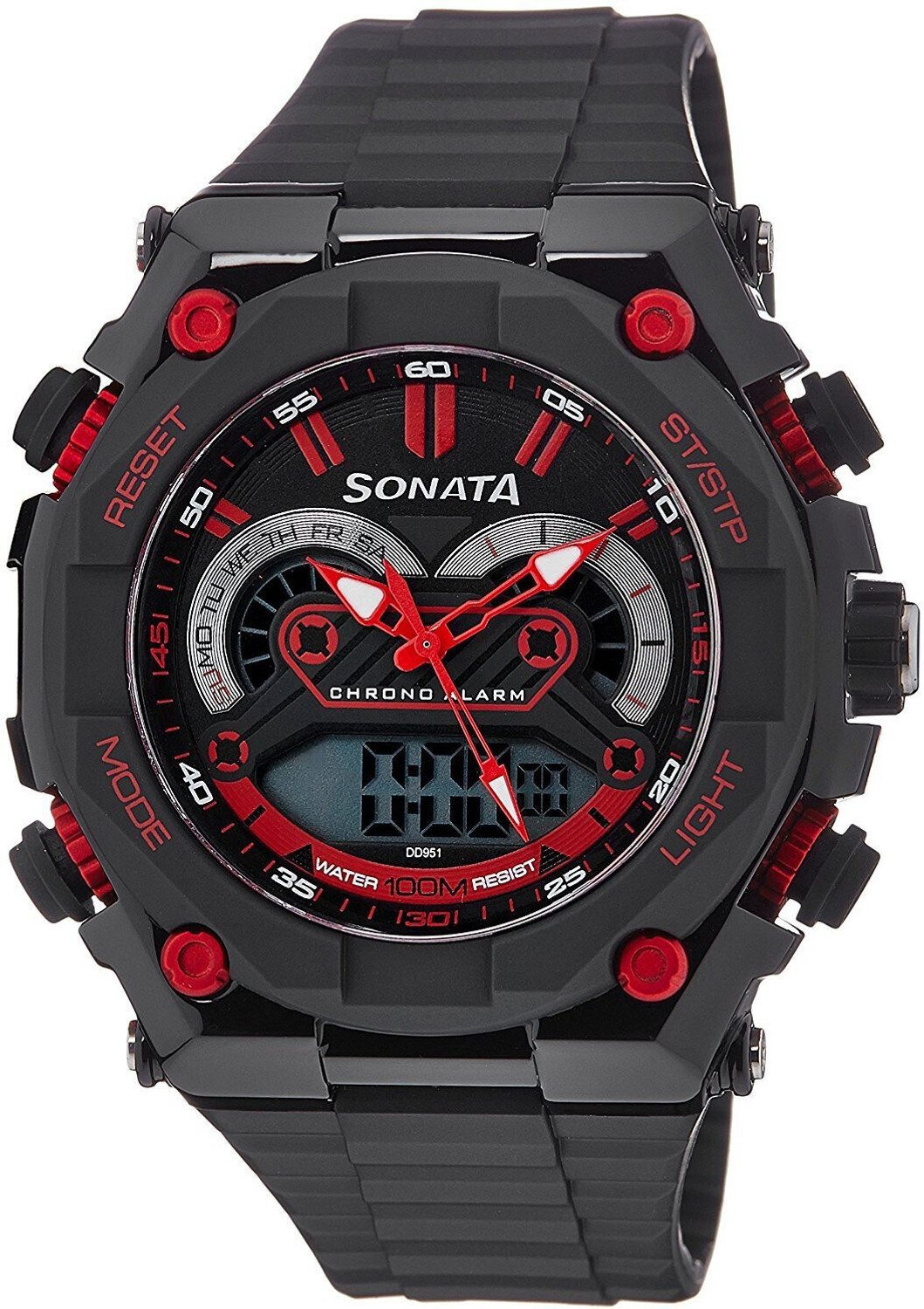 Image of SONATA NP77030PP01 SF Ocean Series Analog-Digital Watch - For Men