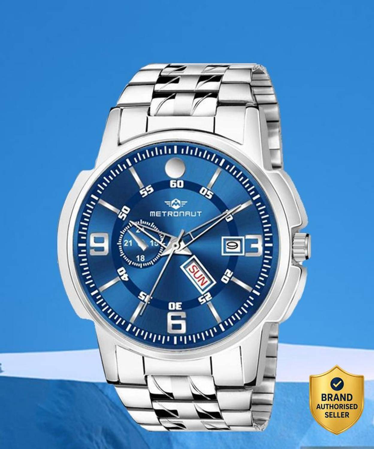 METRONAUT Timewear Stainless Steel Chain Watch - Image 1