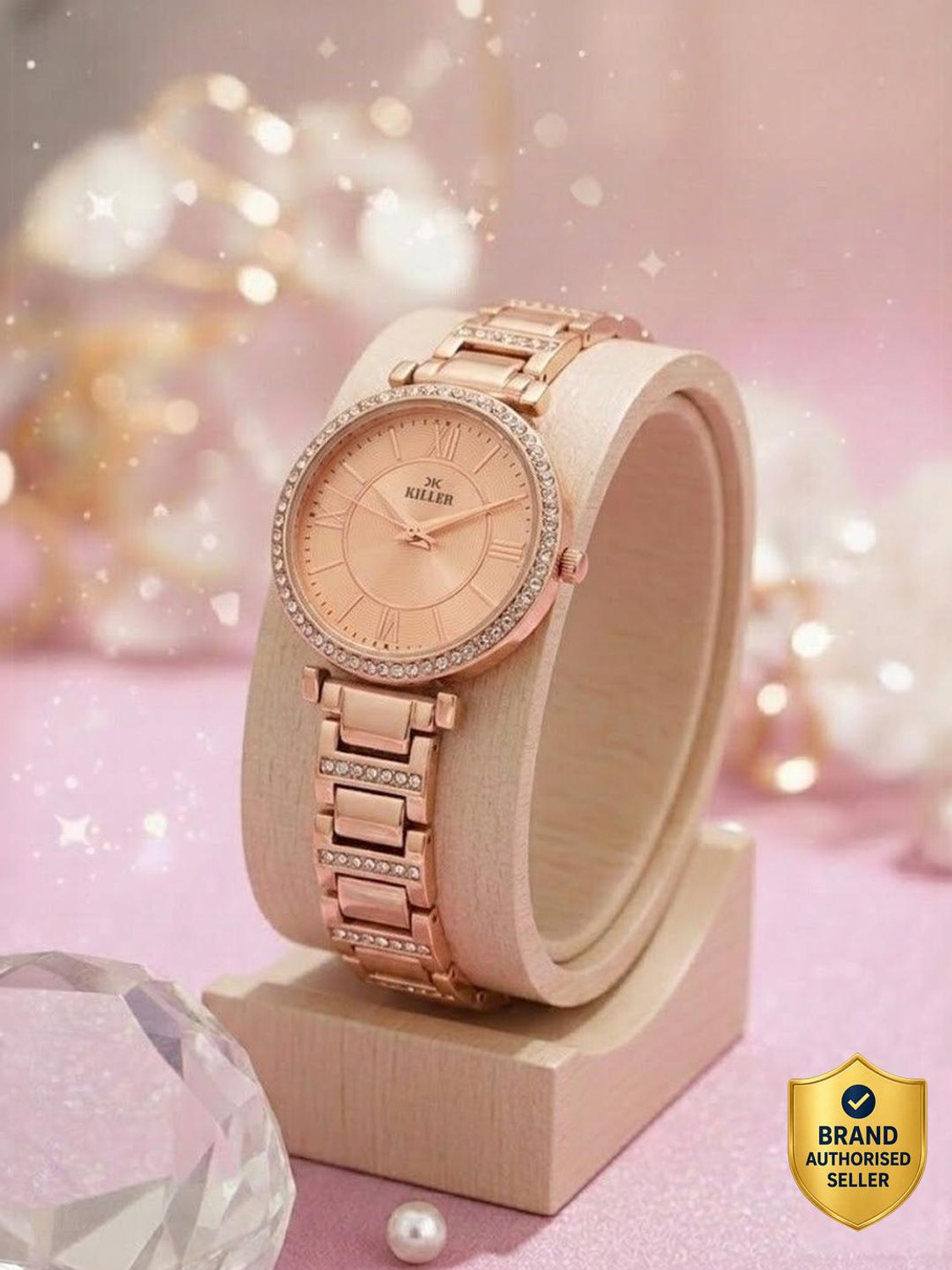 Image of KILLER Killer KGN102 Killer Rose Gold Analog Watch for Women Analog Watch - For Women