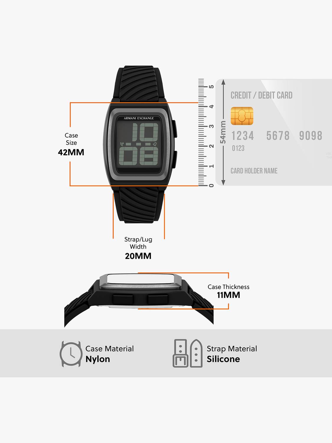 A/X ARMANI EXCHANGE Digital Watch - Men - Image 3