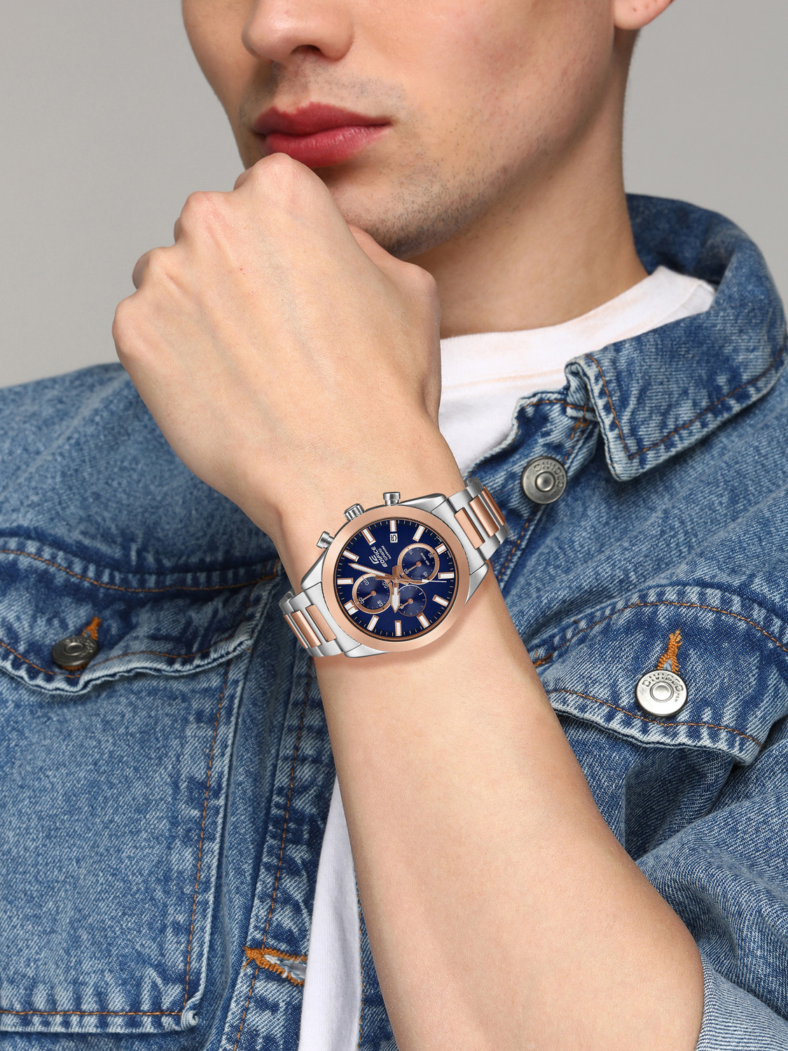 Image of CASIO EFB-710SG-2AVUDF EDIFICE Analog Watch - For Men