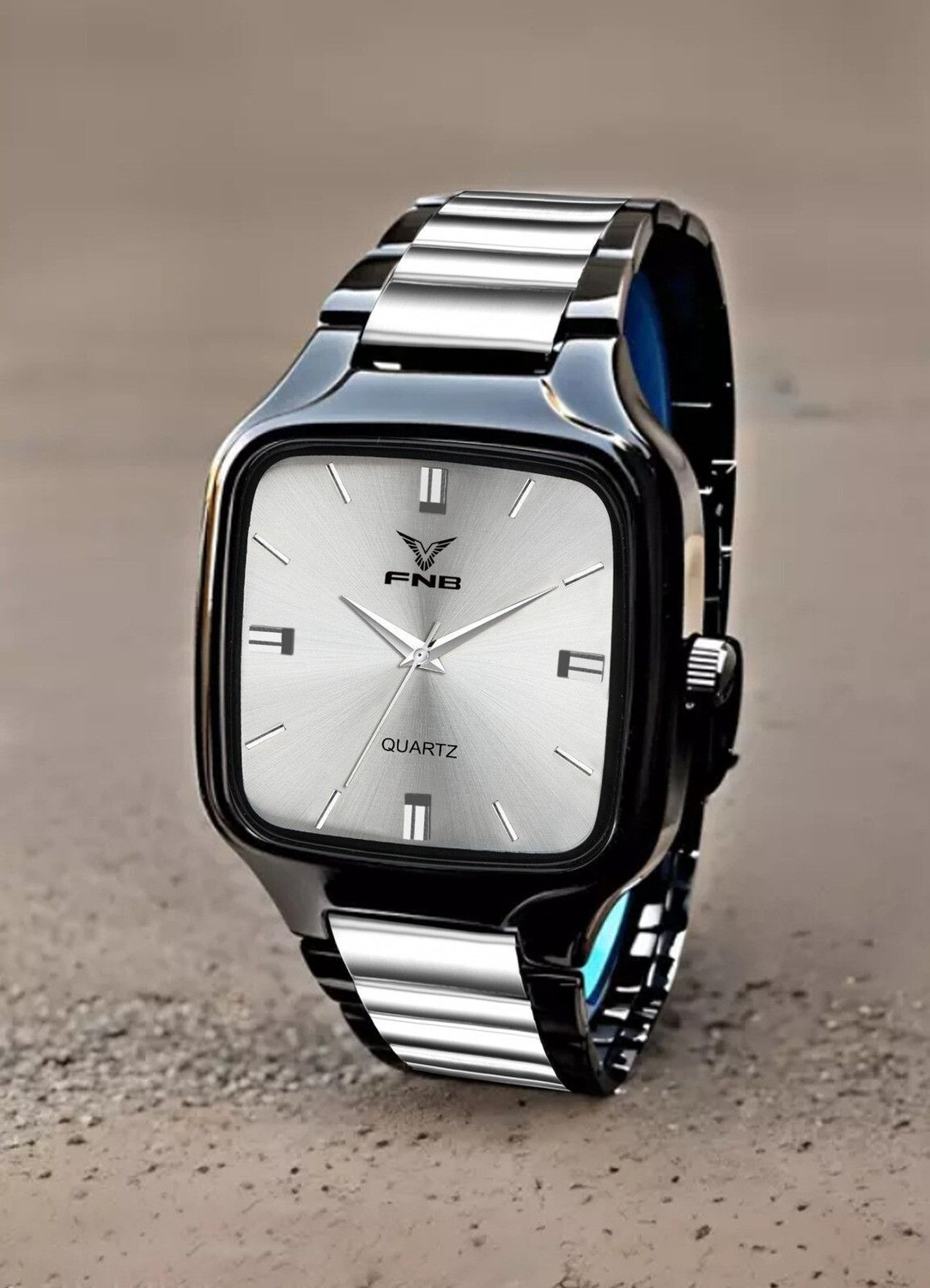 Image of FNBSTORE RD-1154 Elegant Series Square Analog Quartz For Men /Boys Analog Watch - For Men