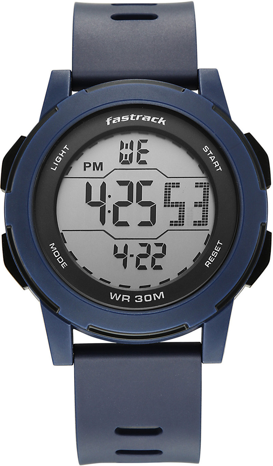 Image of Fastrack Streetstyle 8 Streetstyle 8 Digital Blue Case Blue Polyether Strap Digital Watch - For Men & Women