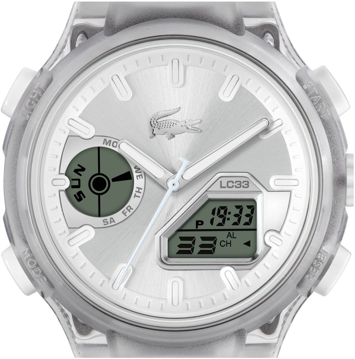 Lacoste LC33 Qtz Basic Silver Men's Watch - Image 3