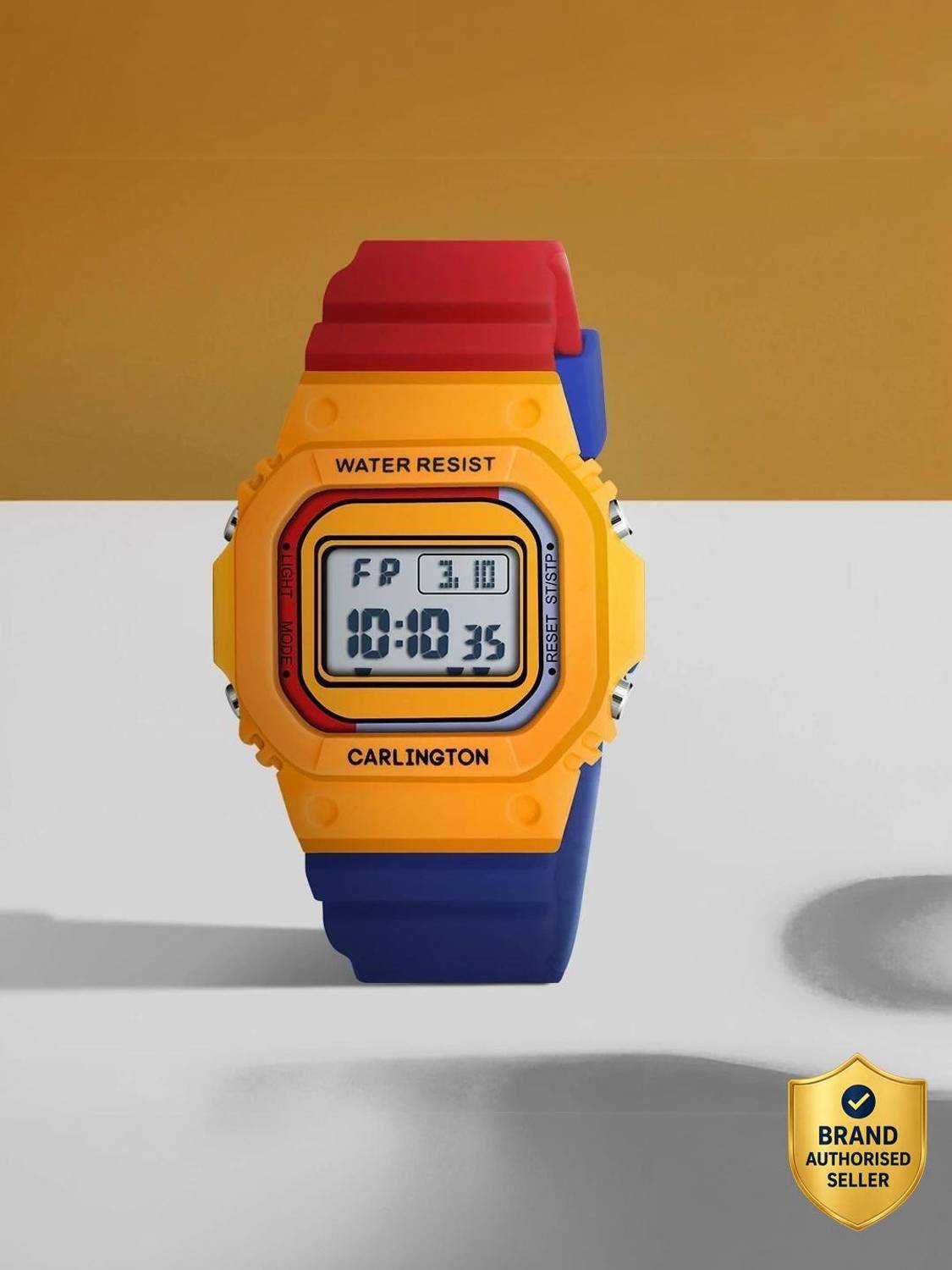 Carlington Junior 718 Yellow Carlington Kids series Multi Function Working Digital Watch - For Boys & Girls