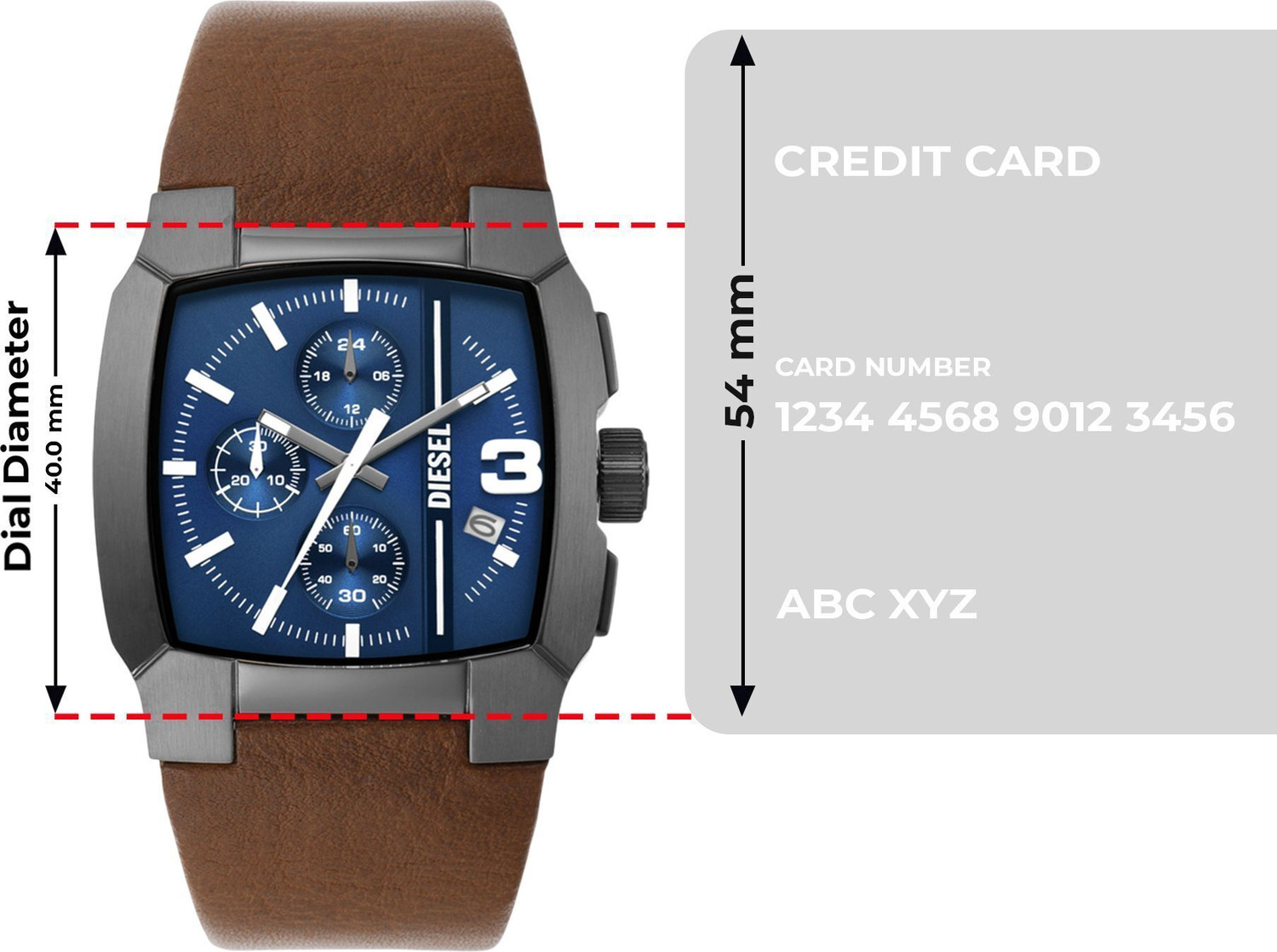 Image of DIESEL Cliffhanger Cliffhanger Analog Watch - For Men