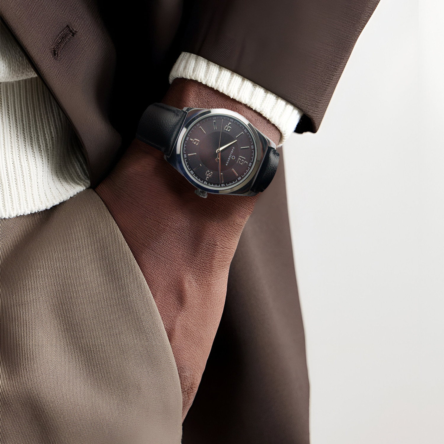 Image of Carlington CT 1072 Black Carlington Aristocrat Series Premium Gents Wrist Watches Analog Watch - For Men