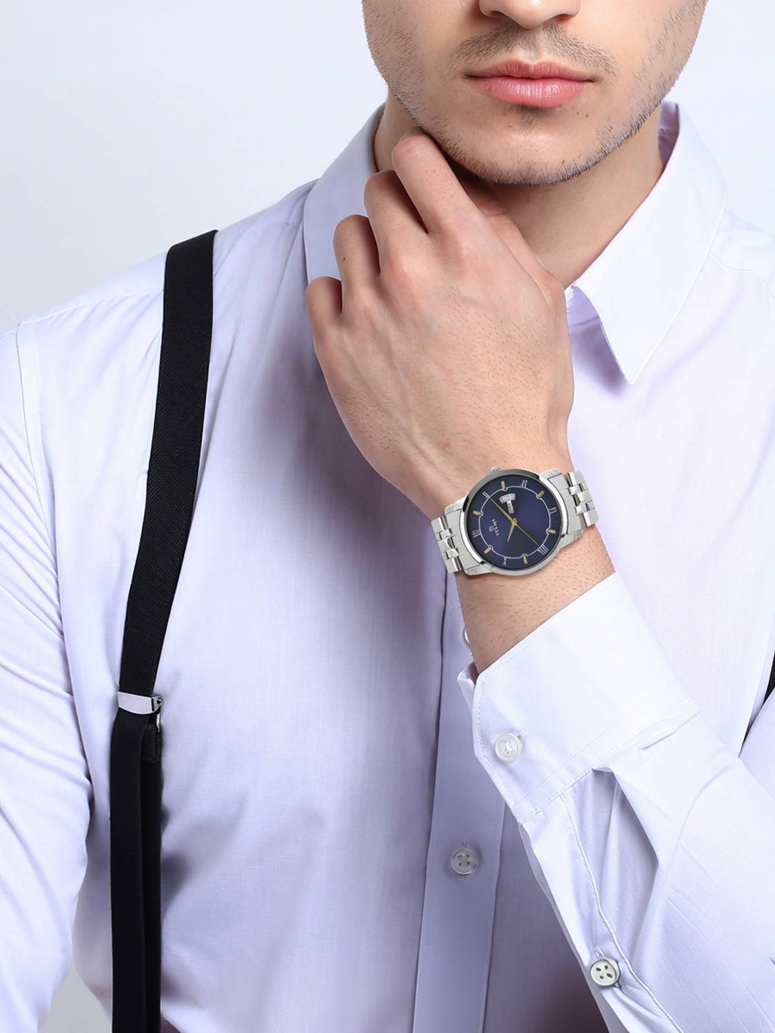 Titan Karishma Blue Dial Men's Watch - Image 2