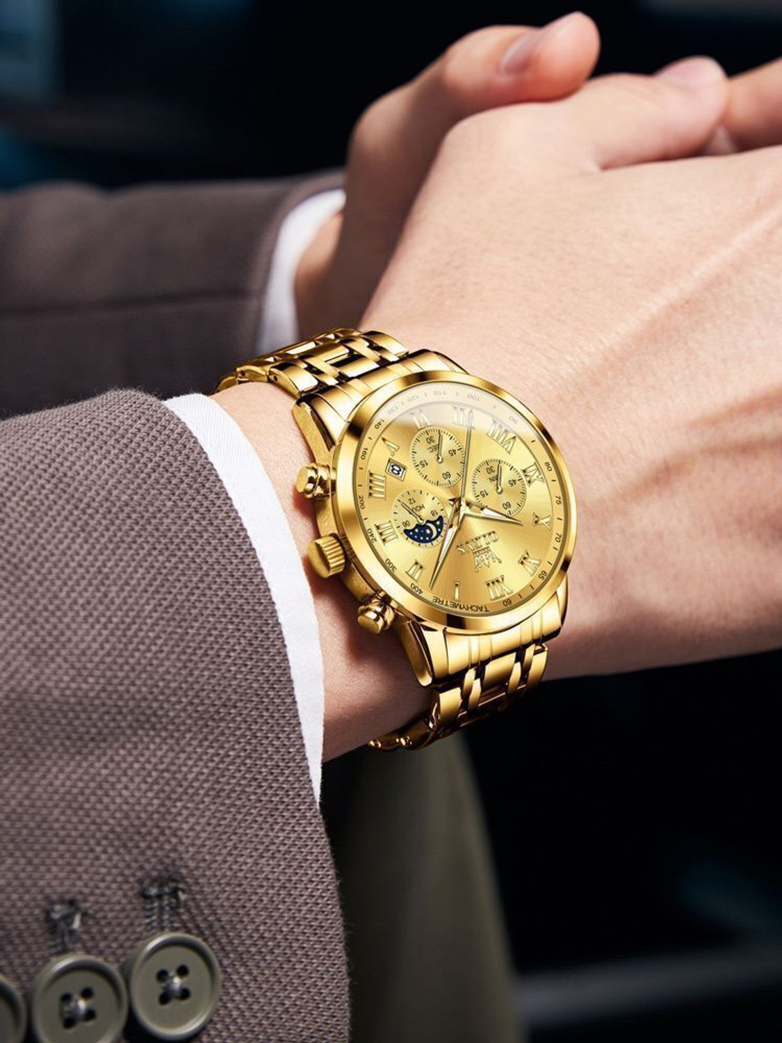 Image of OLEVS Analog Watch - For Men