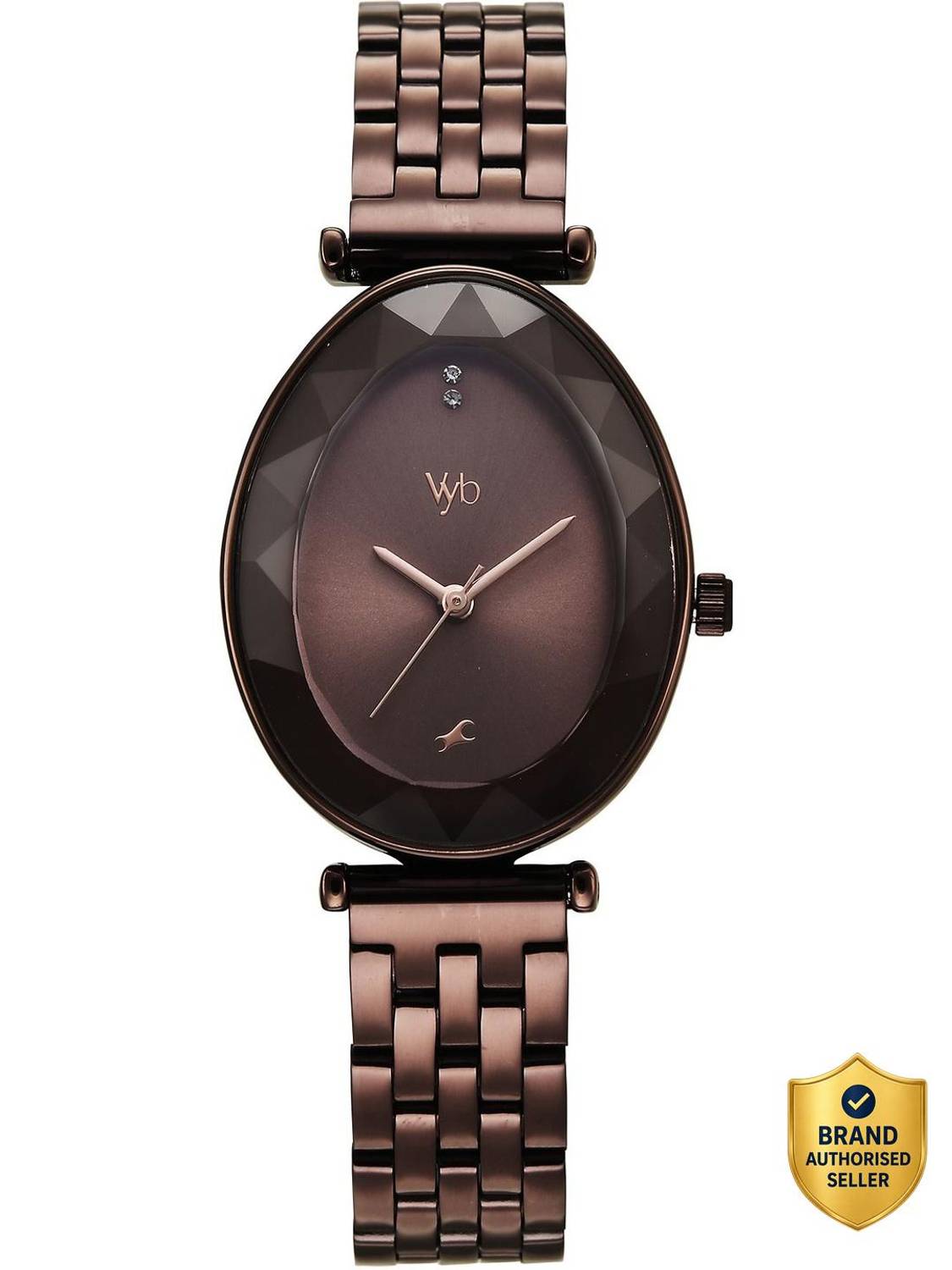 Fastrack Vyb 6.0 Prodigy Brown Women's Watch - Image 1