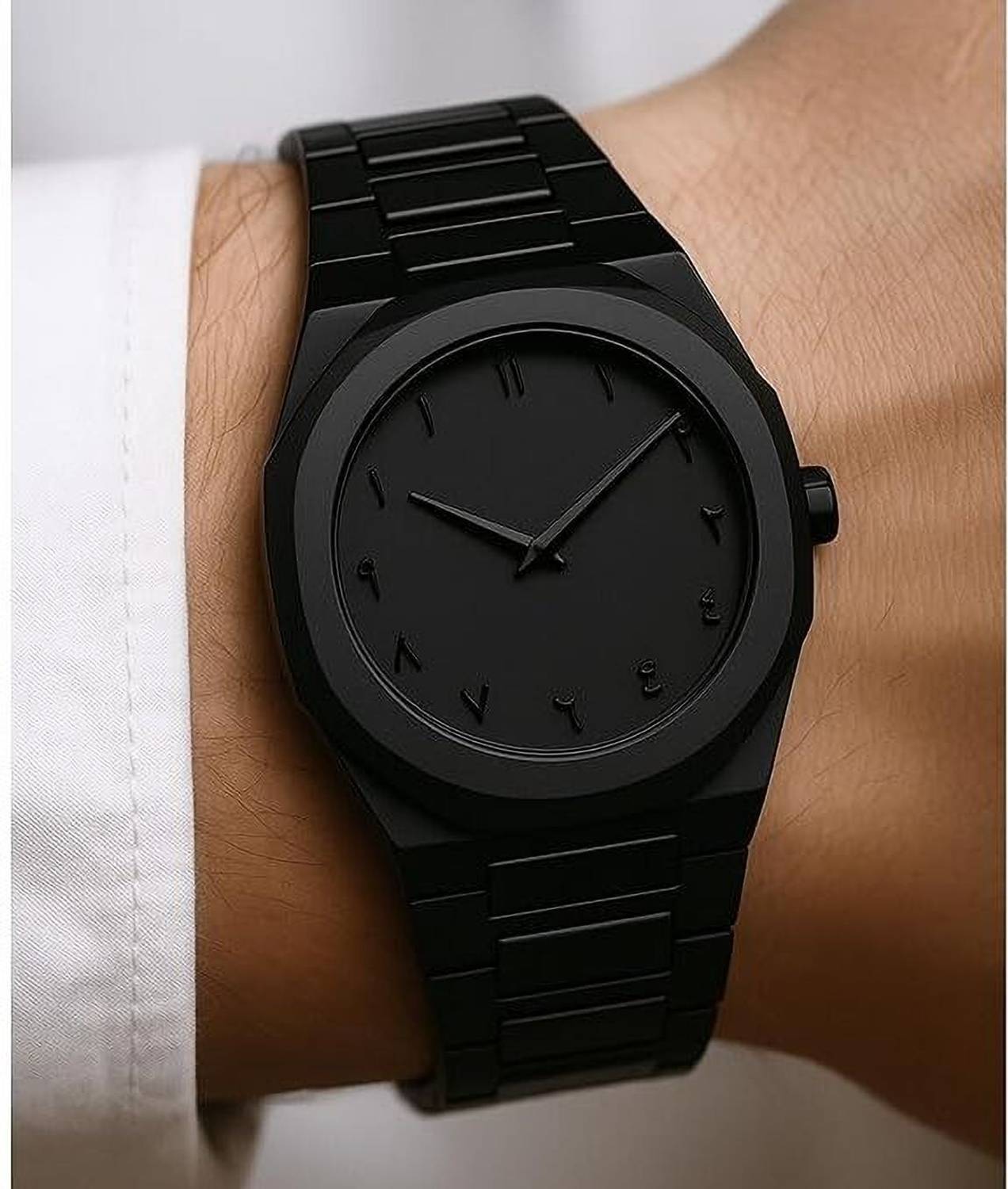 Auraa AURA BLACK WATCH ARABIC AURA 786 | BLACK ARABIC WATCH Analog