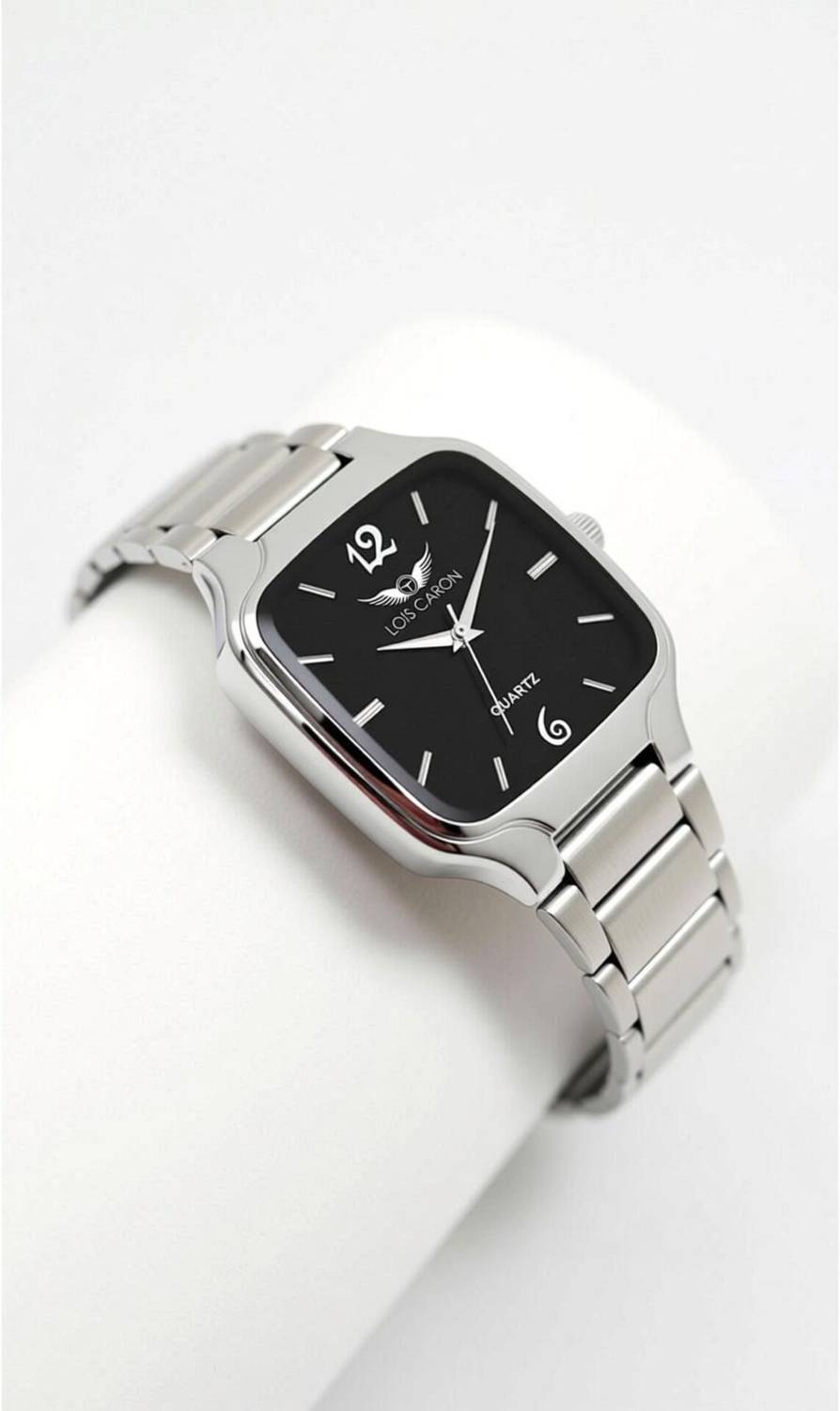 LOIS CARON LCS-4297 Square Quartz Watch for Boys - Image 3