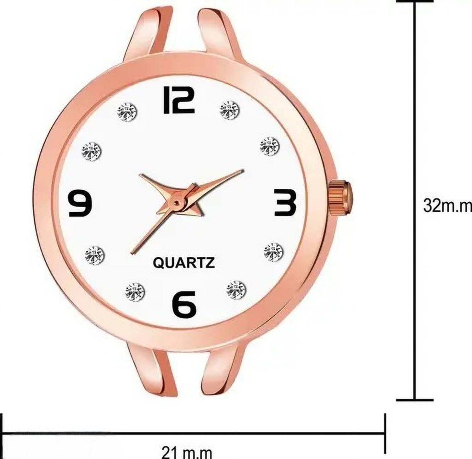 frozil Analog Color Pink Flowered Dial Watch Womens and Analog