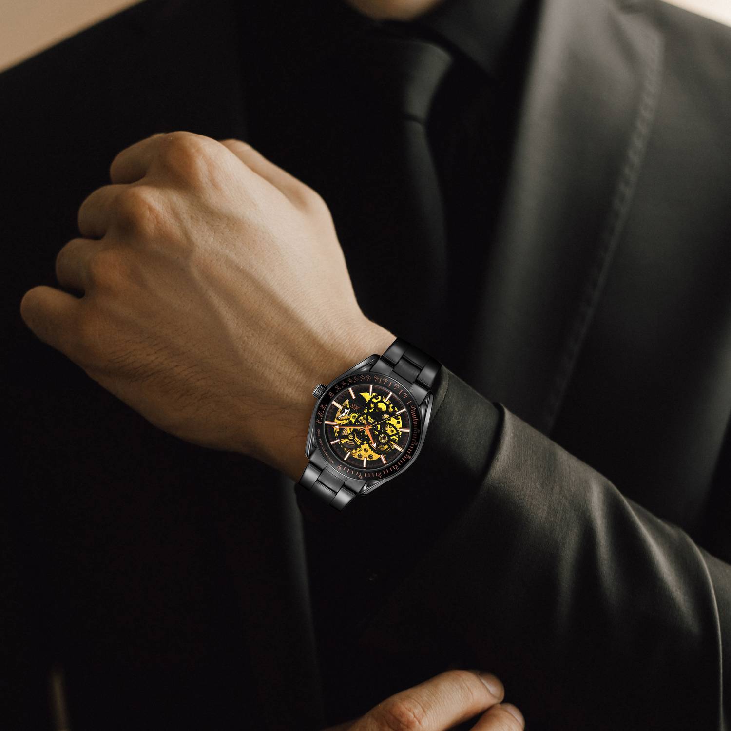 Kenneth Scott Mechanical Analog Watch for Men - Image 4