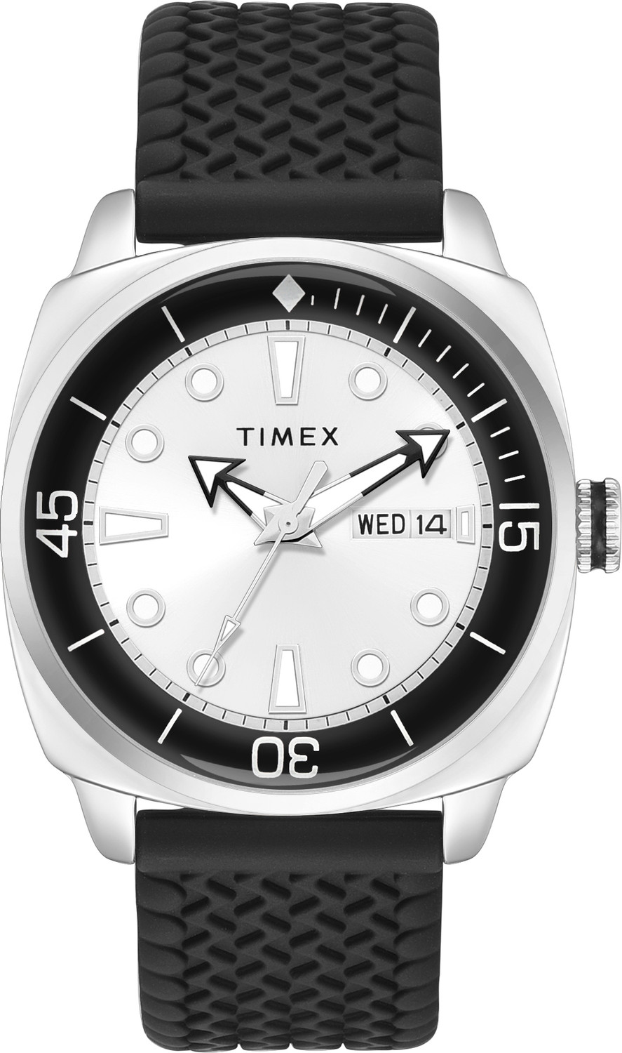 Image of TIMEX Day-Date, Silver Dial Analog Watch - For Men