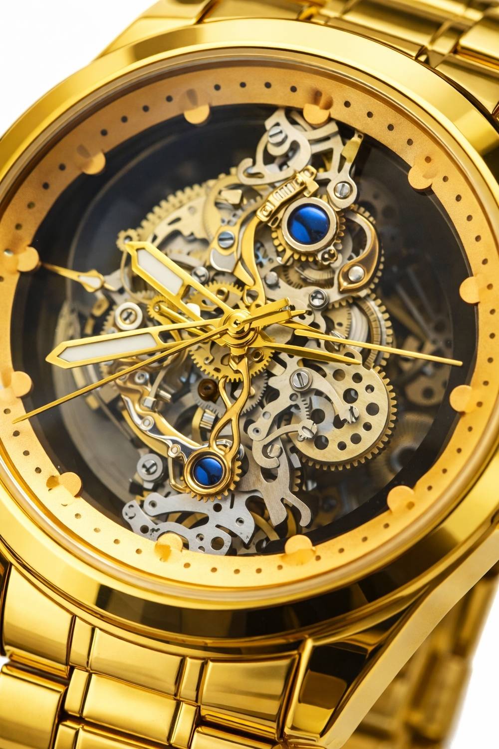 PREETIENTERISES Men's Skeleton Analog Watch - Image 3