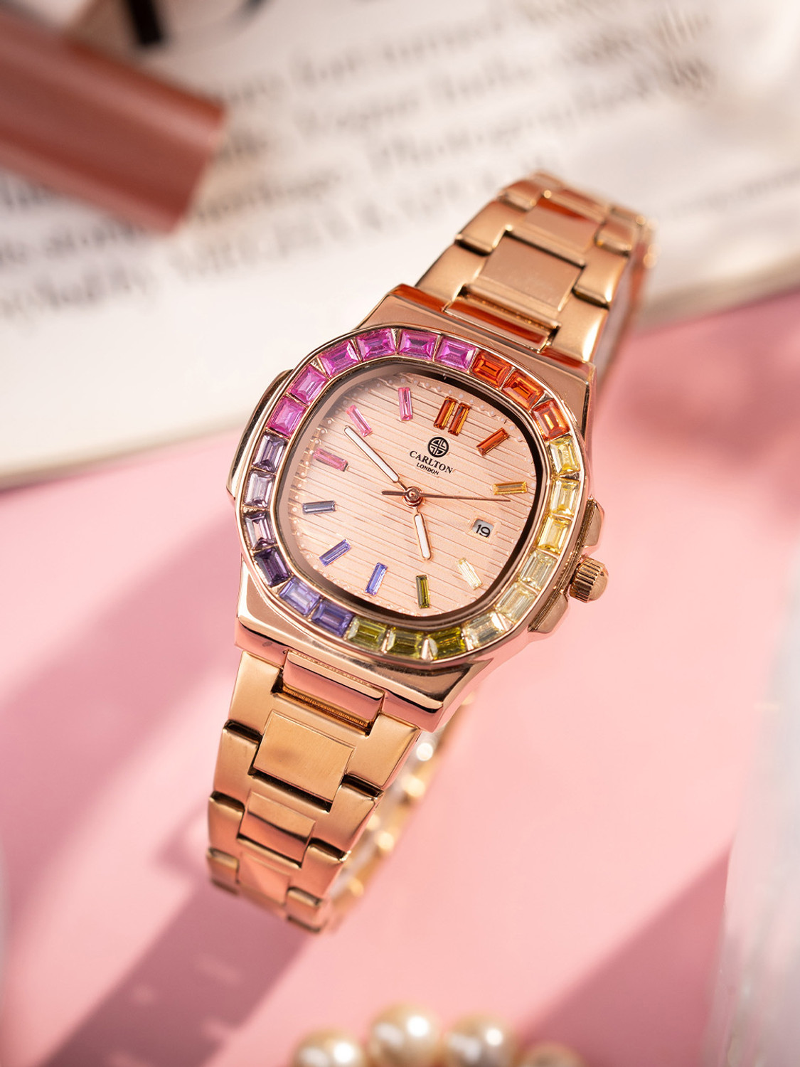 Image of CARLTON LONDON CLDPP-004 Grace Analog Watch - For Women