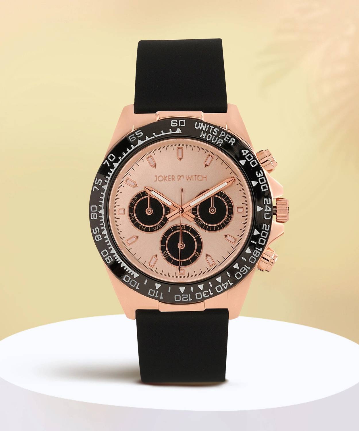 Joker Jesko 40mm Rosegold Dial Black Watch - Image 4