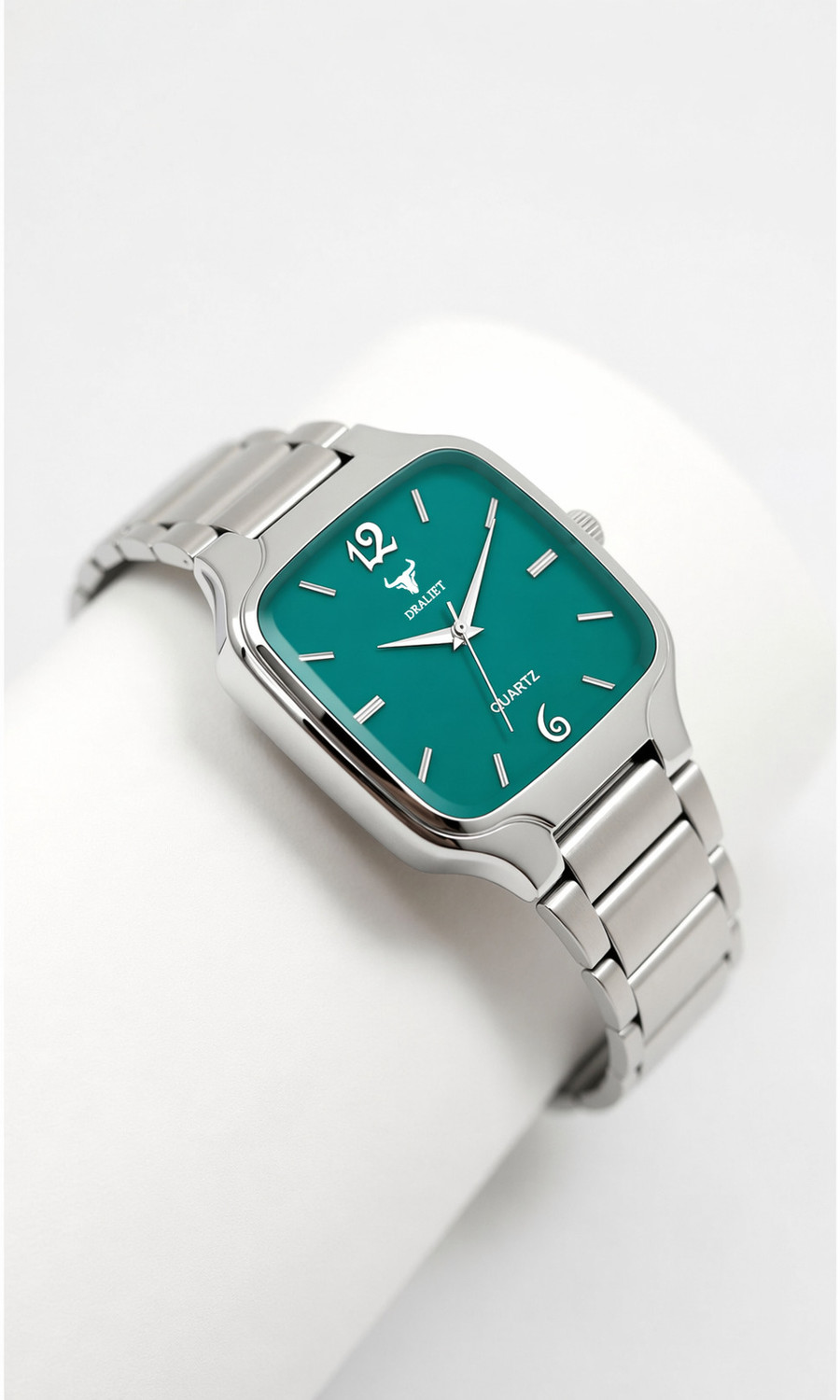Image of DRALIET LCS-4297 Elegant Series Square Quartz For Boys Analog Watch - For Men