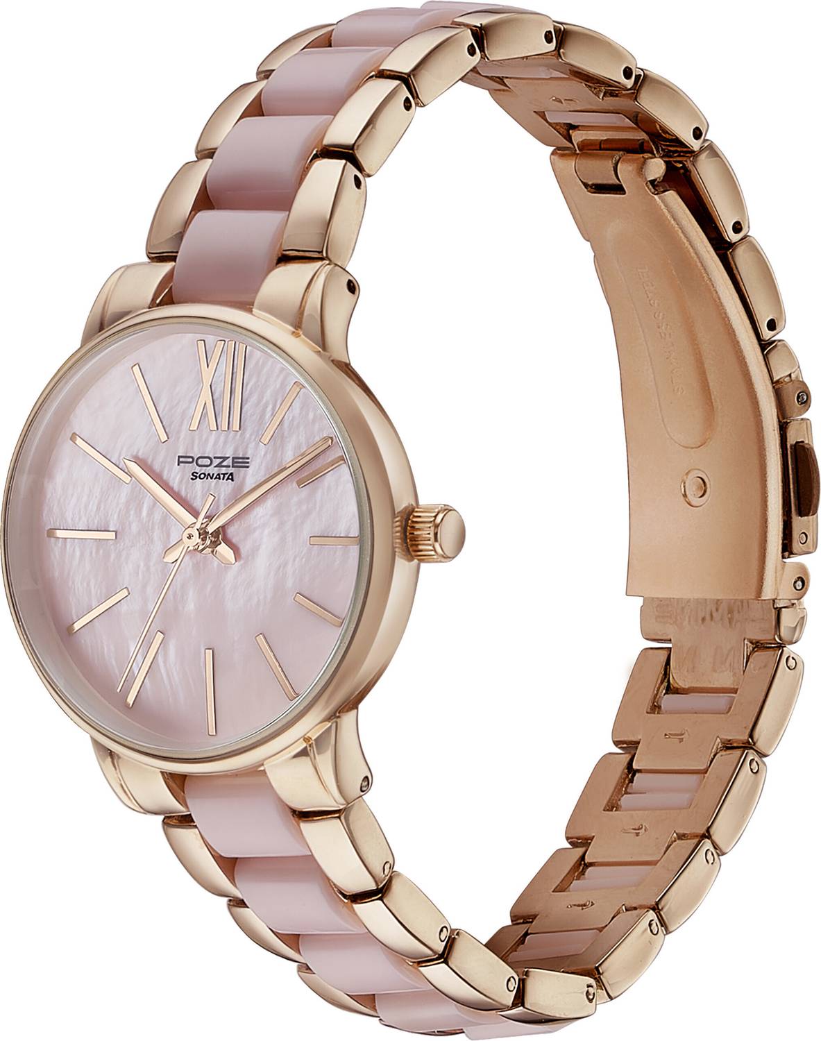 Sonata Poze Pink Watch for Women - Image 5