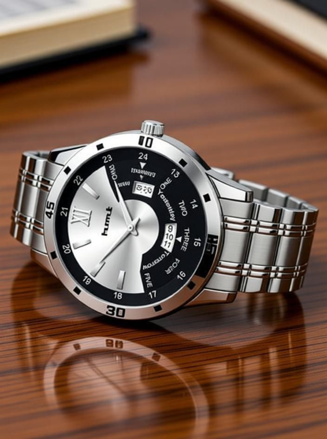 Image of HMT DLX HMT Date Functioning Chain Analog Watch - For Men