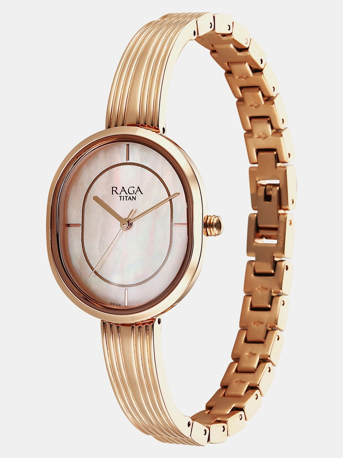 Image of Titan Raga Contempore Titan Raga Contempore Quartz Rose Gold Mop Round Dial Women's Watch / Analog Watch - For Women