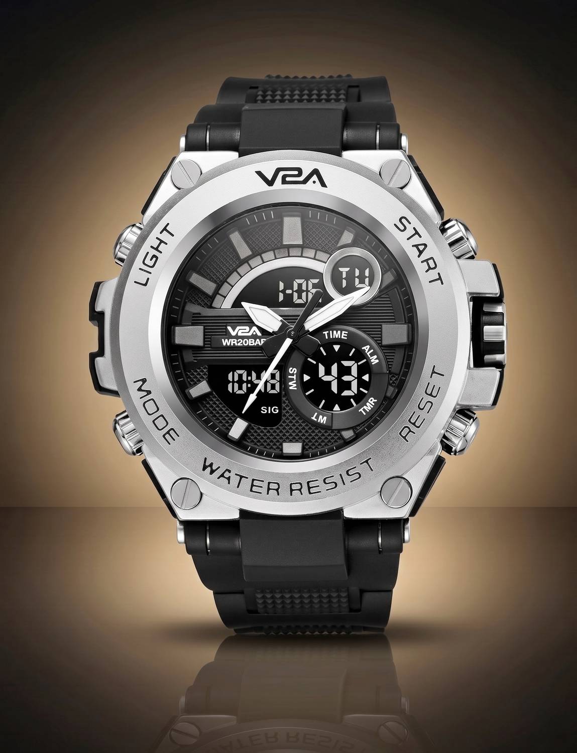 V2A Analog-Digital Watch for Men - Image 1
