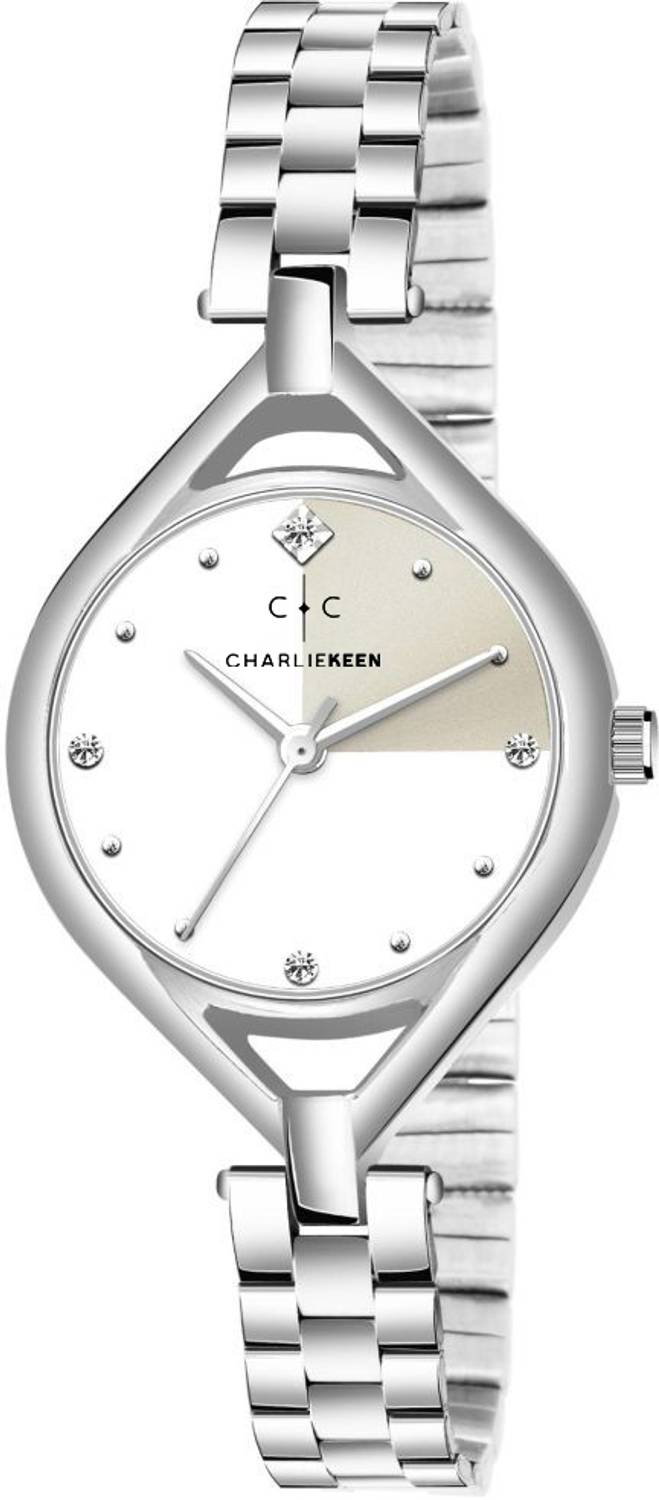 CHARLIEKEEN Timeless Elegance White Dial Analog Watch - For Women