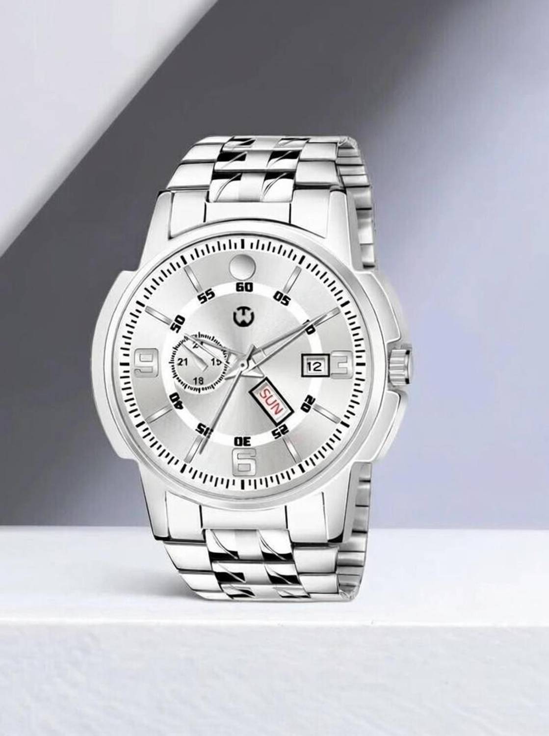 フレンドリータイム WIZARD TIMES Watch For Men's & Boy's Men's Watch Silver Stainless
