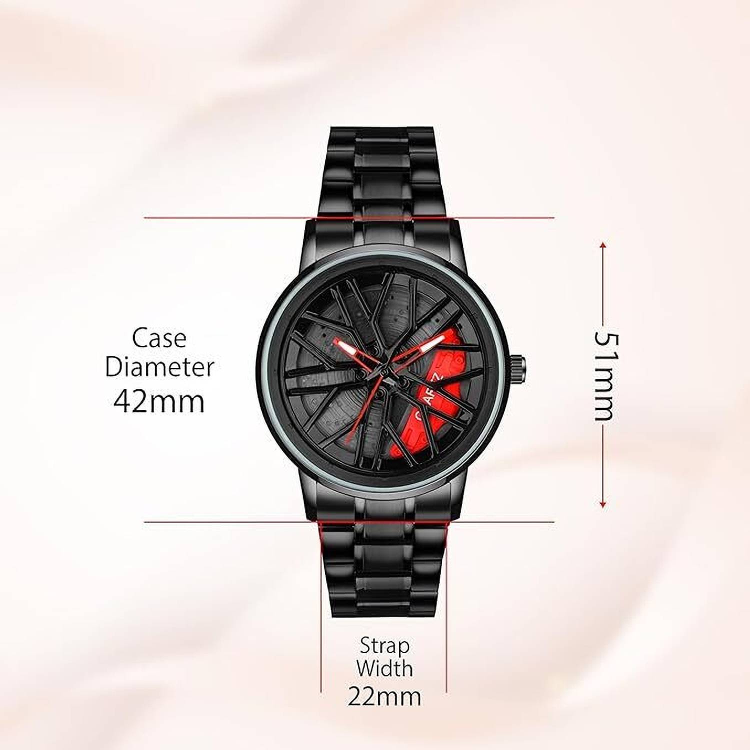 NIXEA Mapple Series Red Analog Watch - Image 3