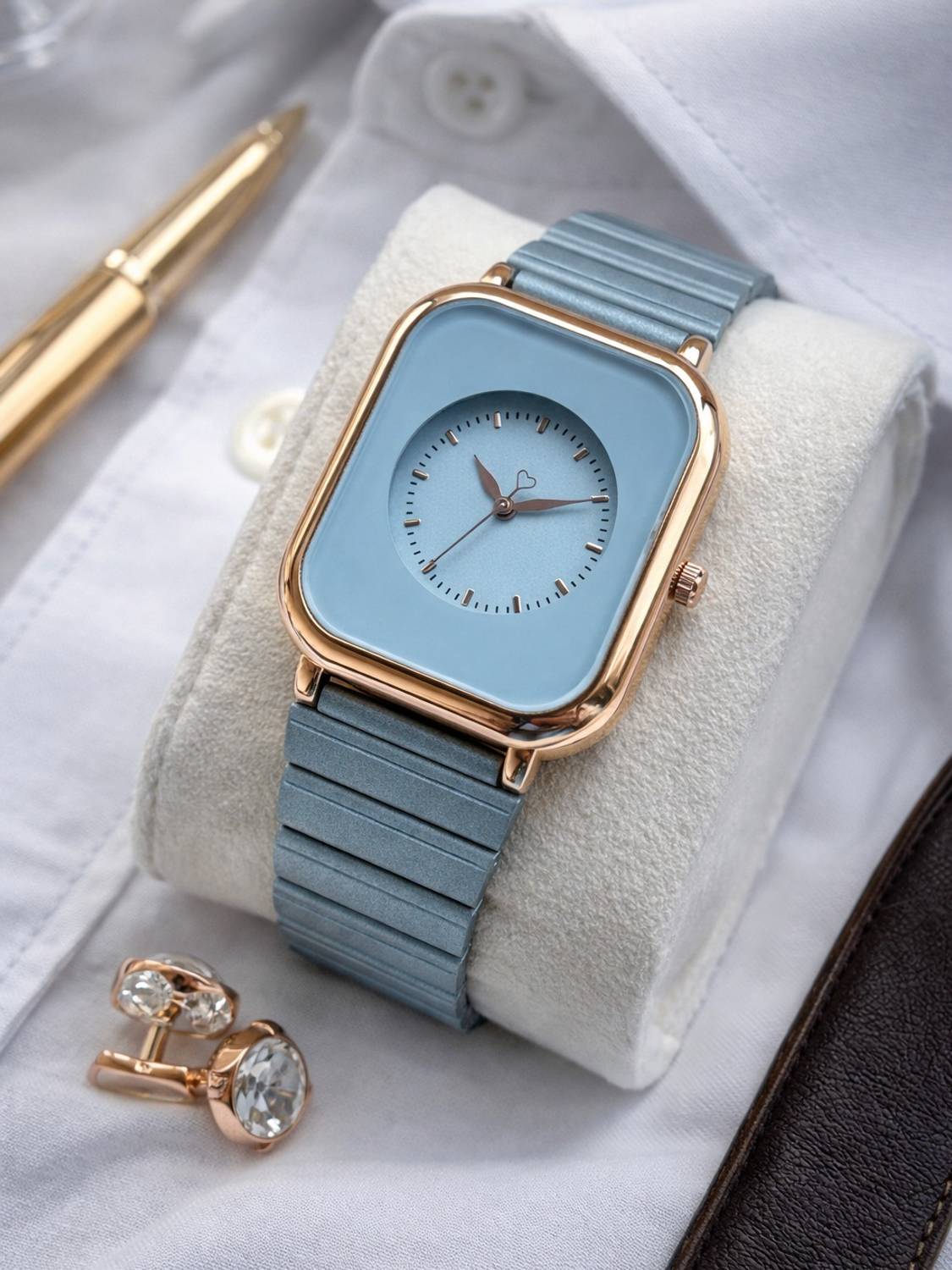 PONIGER DRW0043 Women's Square Dial Watch - Image 3