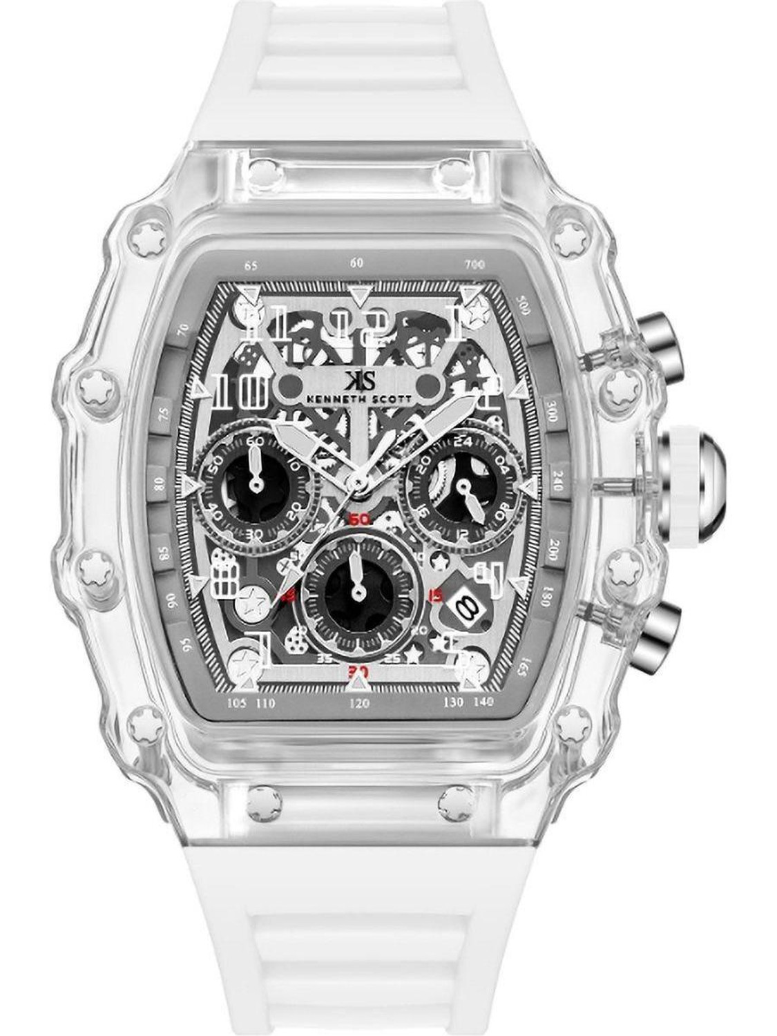 Image of Kenneth Scott Kenneth Scott Multi Function Analog Watch - For Men