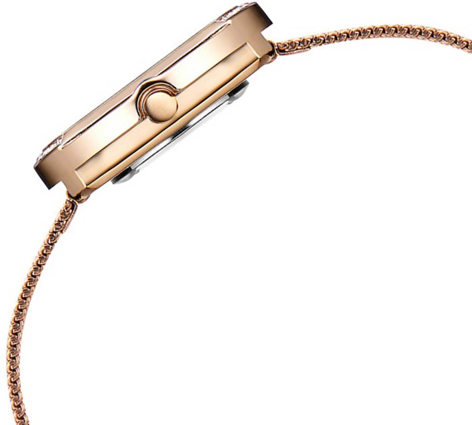 Fastrack Blue Dial Rose Gold Strap Watch - Image 5